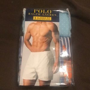 NWT Polo Ralph Lauren 3 pack woven Boxers XL $40